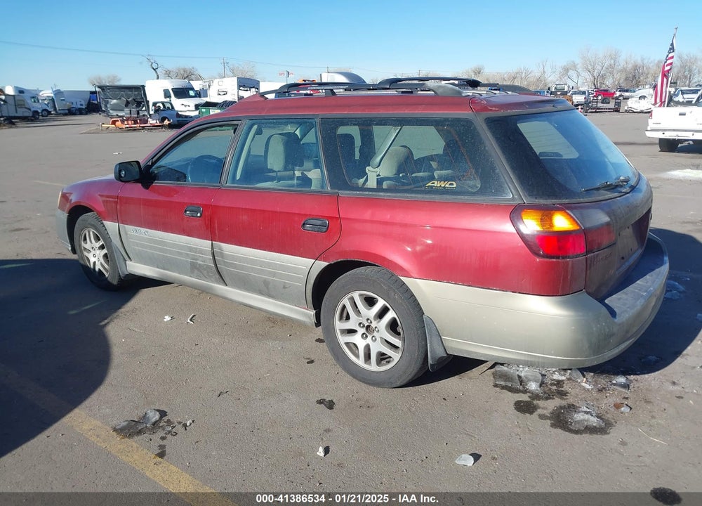 2004 SUBARU OUTBACK VIN: 4S3BH675347646507