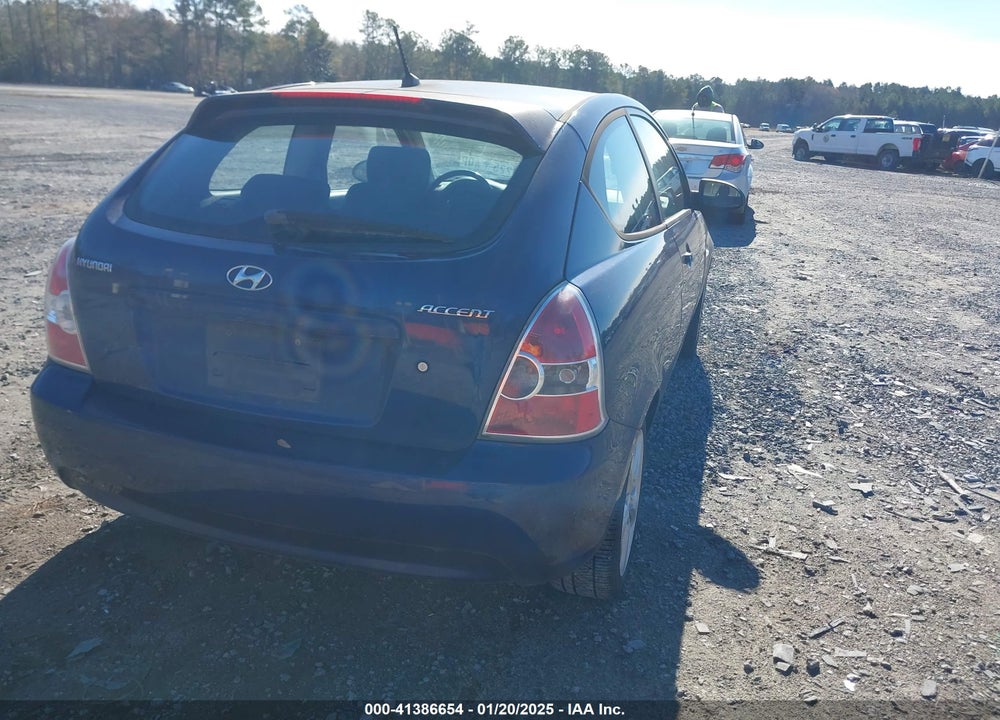 2008 HYUNDAI ACCENT VIN: KMHCN36C98U064765