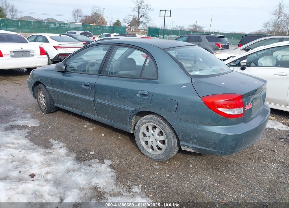 2003 KIA RIO VIN: KNADC125336231562