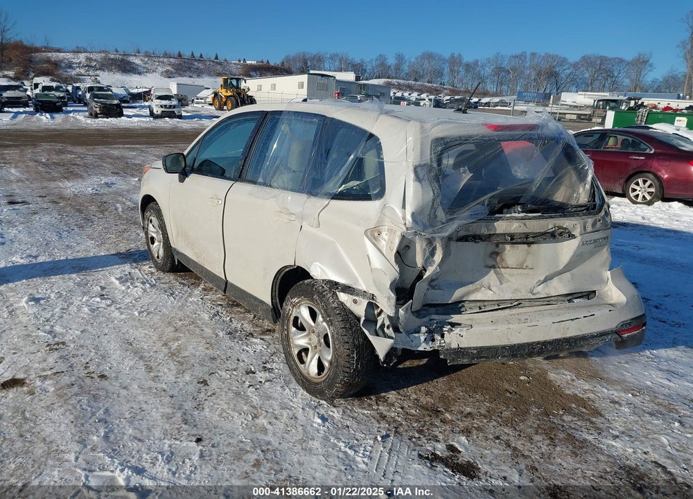 2015 SUBARU FORESTER 2.5I VIN: JF2SJAACXFH464137