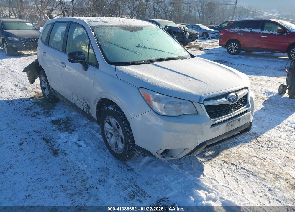 2015 SUBARU FORESTER 2.5I VIN: JF2SJAACXFH464137