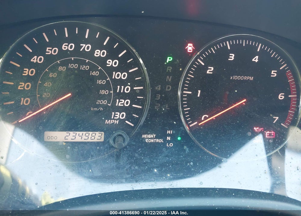 2003 LEXUS GX 470 VIN: JTJBT20XX30015034