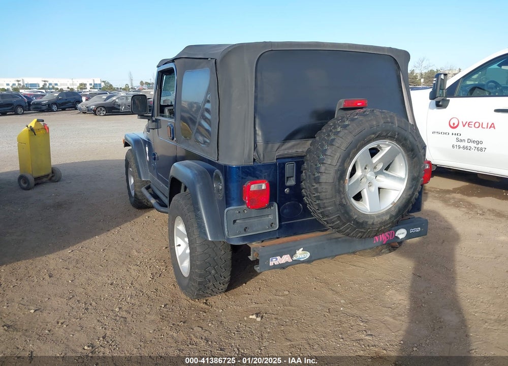 2004 JEEP WRANGLER RUBICON VIN: 1J4FA69S94P776648