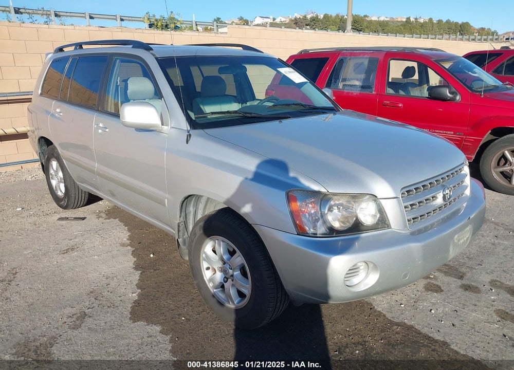 2002 TOYOTA HIGHLANDER V6 VIN: JTEGF21A020062996