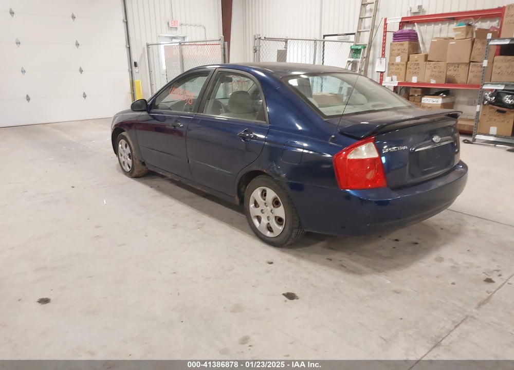 2006 KIA SPECTRA VIN: KNAFE121465264340