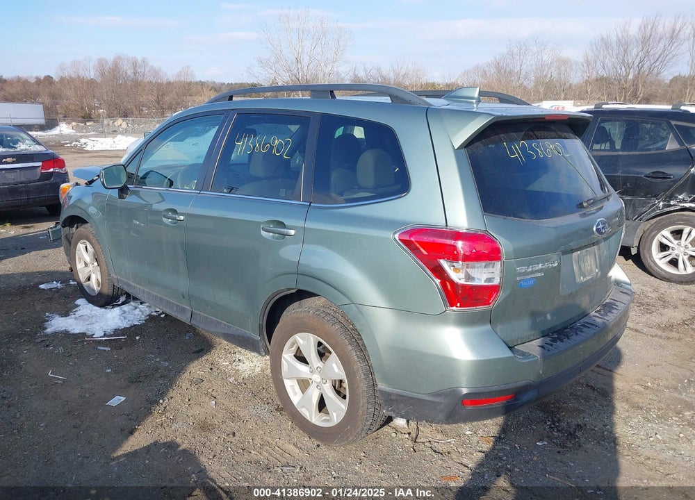 2016 SUBARU FORESTER 2.5I LIMITED VIN: JF2SJAHC8GH515612