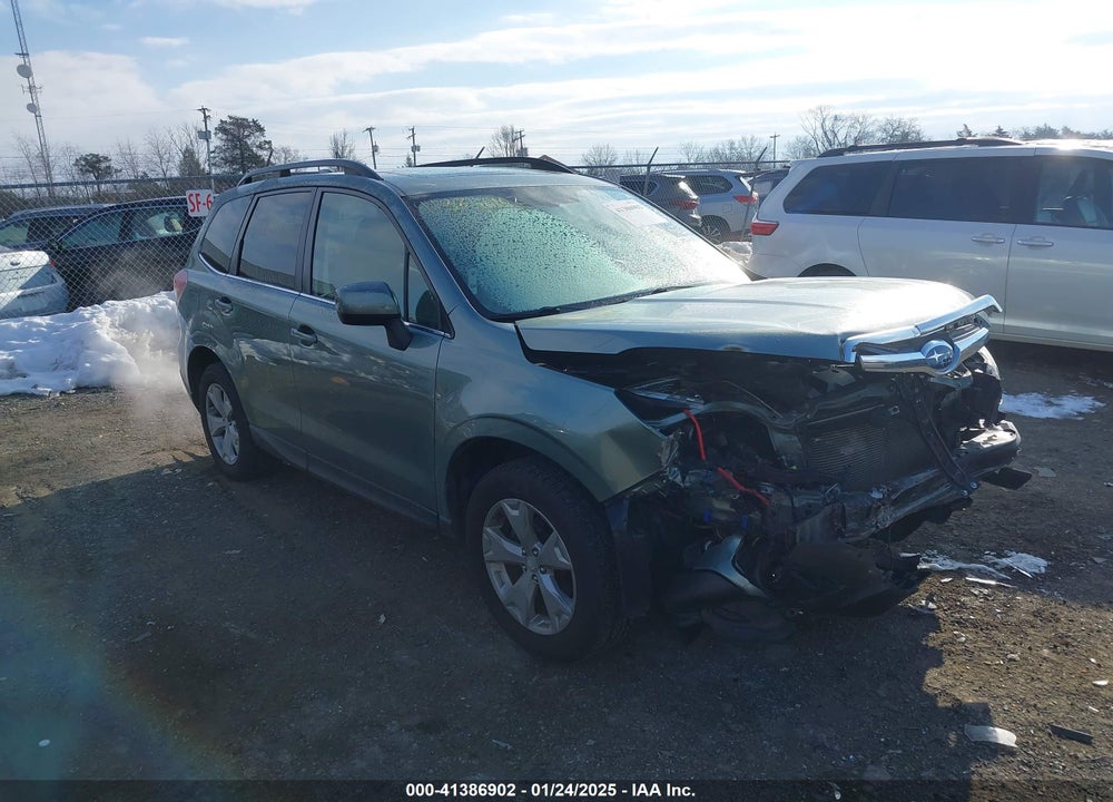2016 SUBARU FORESTER 2.5I LIMITED VIN: JF2SJAHC8GH515612