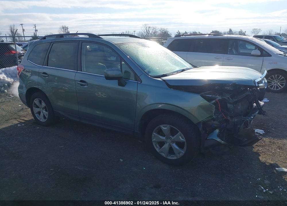 2016 SUBARU FORESTER 2.5I LIMITED VIN: JF2SJAHC8GH515612