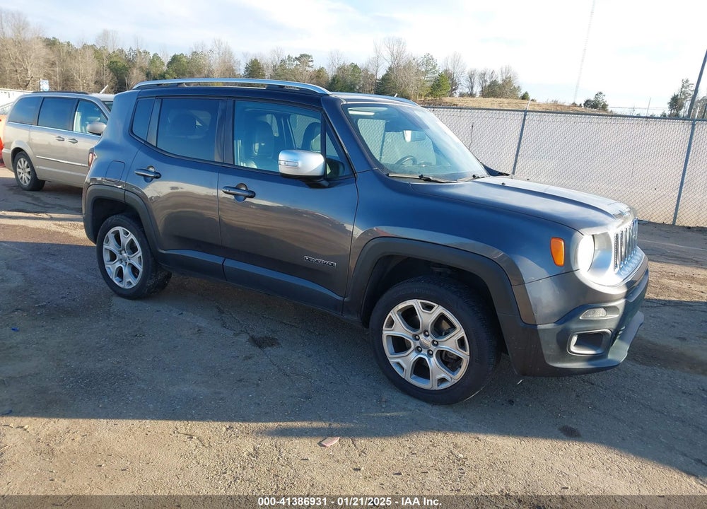 2016 JEEP RENEGADE LIMITED VIN: ZACCJBDT3GPD37745