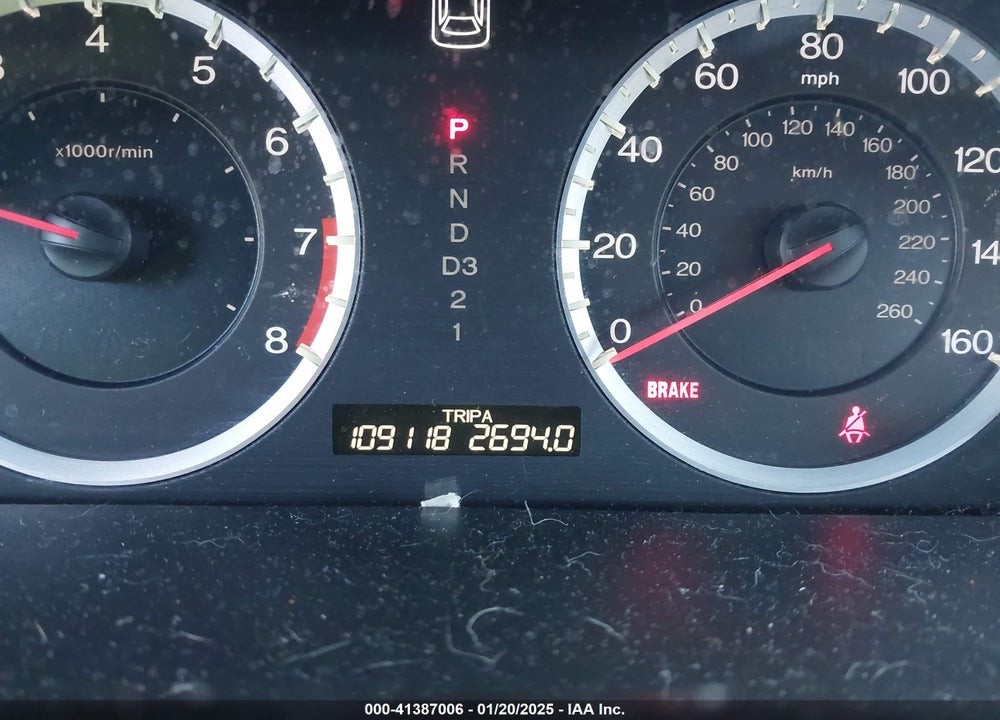 2008 HONDA ACCORD 2.4 LX-P VIN: 1HGCP26458A098433