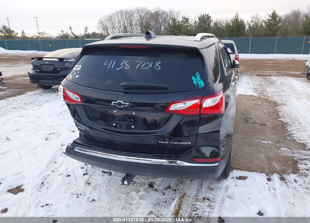 2020 CHEVROLET EQUINOX AWD PREMIER 1.5L TURBO VIN: 2GNAXXEV5L6257011