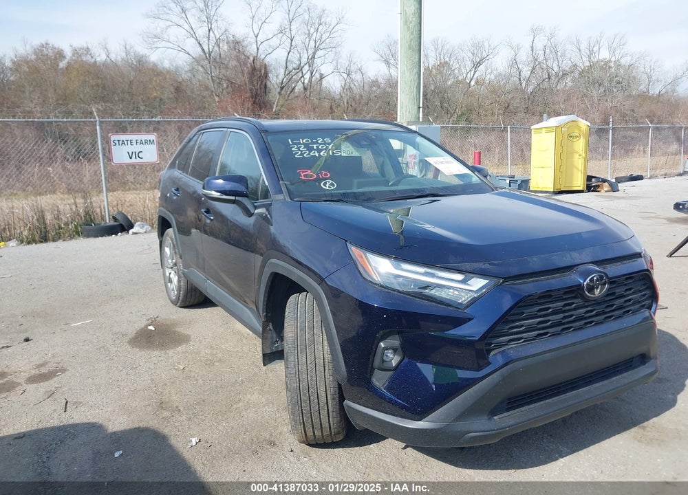 2022 TOYOTA RAV4 XLE PREMIUM VIN: 2T3C1RFV9NW224615