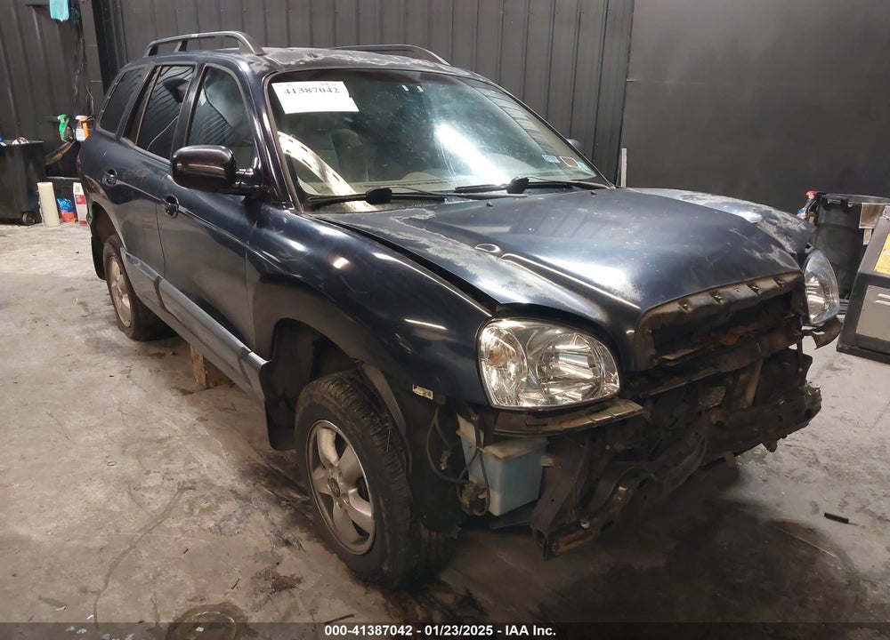 2005 HYUNDAI SANTA FE GLS VIN: KM8SC13DX5U857846