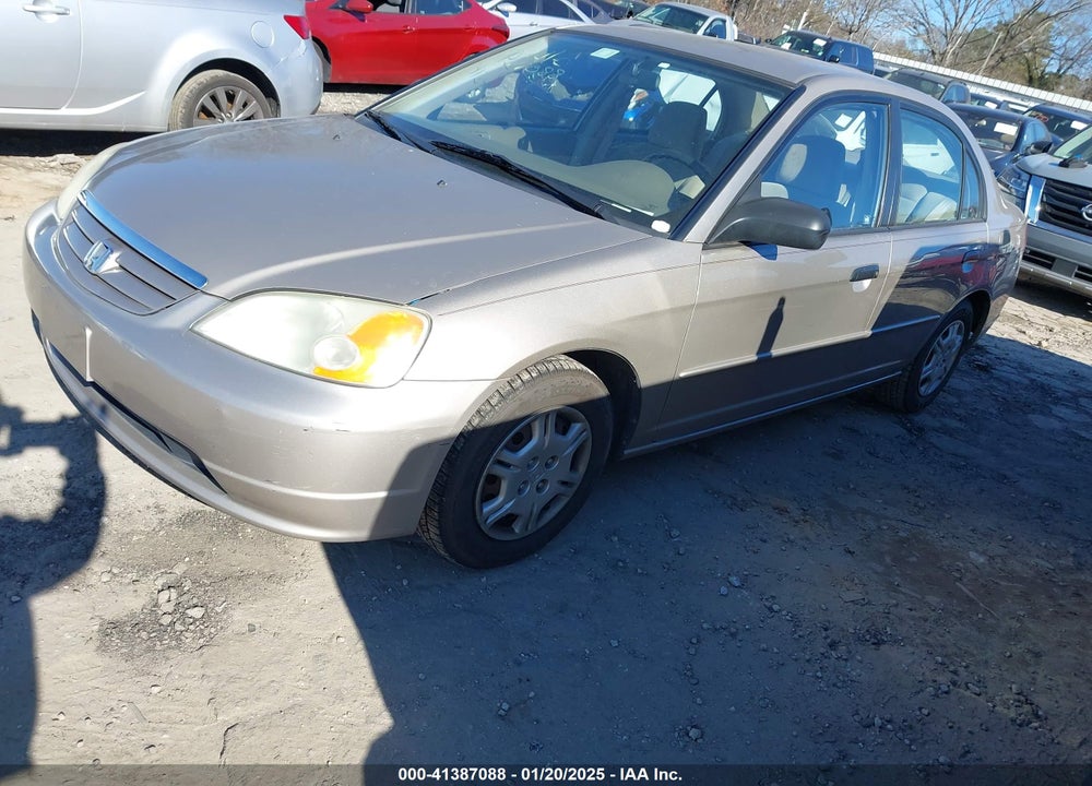 2001 HONDA CIVIC LX VIN: 2HGES15551H616205