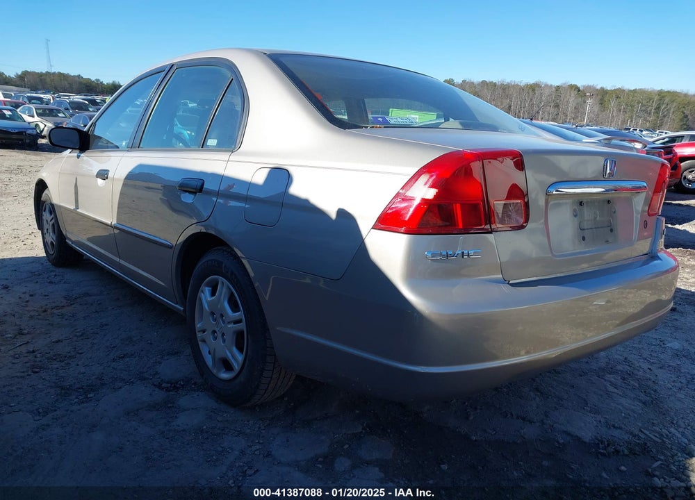 2001 HONDA CIVIC LX VIN: 2HGES15551H616205