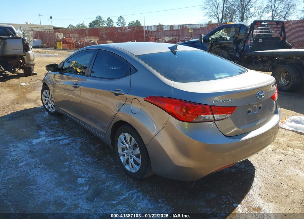 2012 HYUNDAI ELANTRA VIN: 5NPDH4AE3CH091803