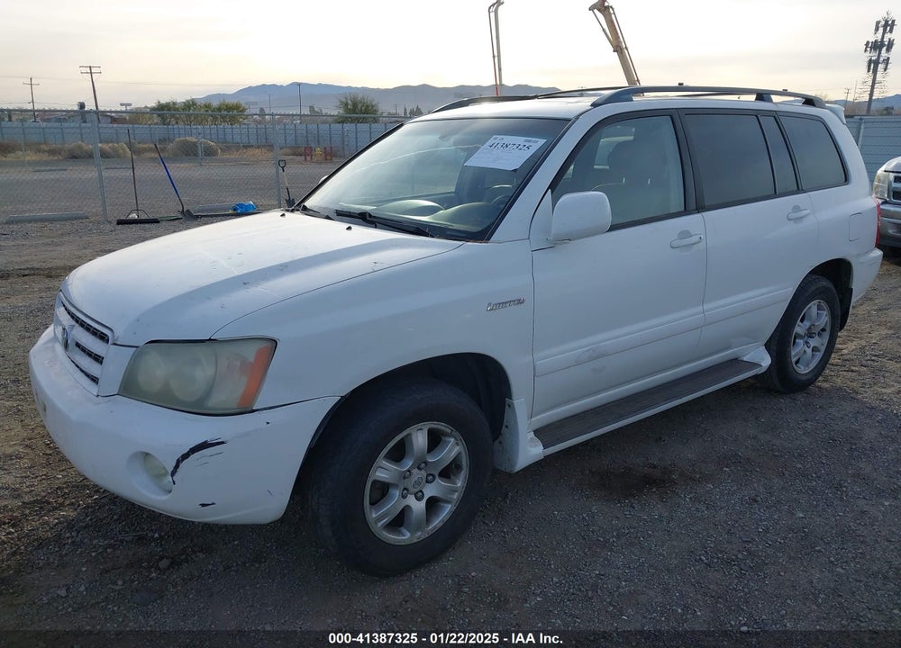 2003 TOYOTA HIGHLANDER LIMITED V6 VIN: JTEHF21A230107443