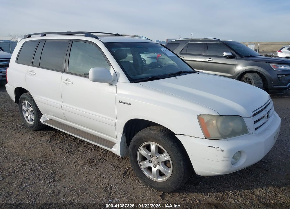2003 TOYOTA HIGHLANDER LIMITED V6 VIN: JTEHF21A230107443