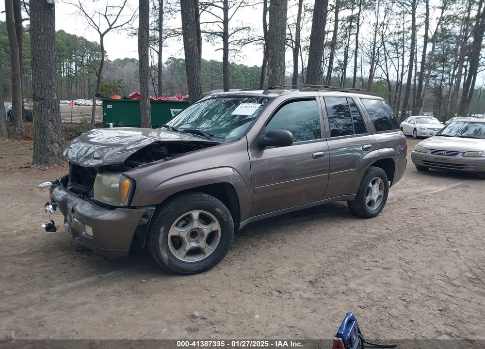 2008 CHEVROLET TRAILBLAZER LT VIN: 1GNDS13S282224084