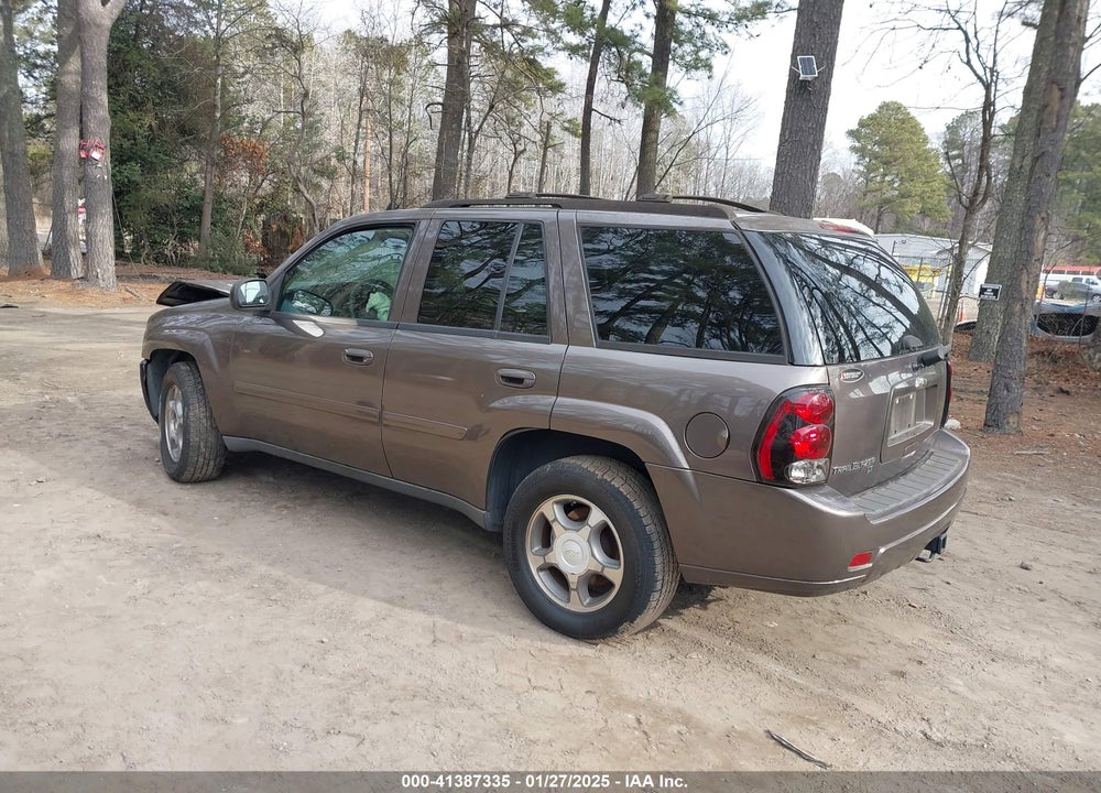 2008 CHEVROLET TRAILBLAZER LT VIN: 1GNDS13S282224084