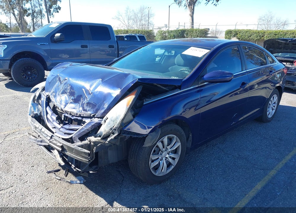 2013 HYUNDAI SONATA GLS VIN: 5NPEB4AC2DH601130