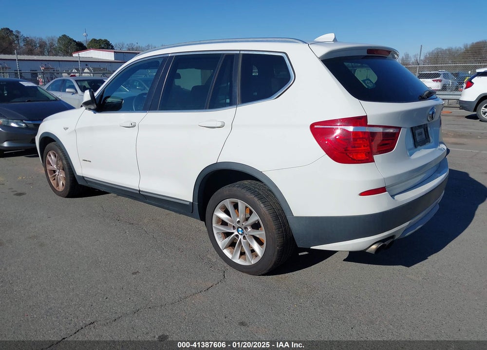 2013 BMW X3 XDRIVE28I VIN: 5UXWX9C51D0A12621