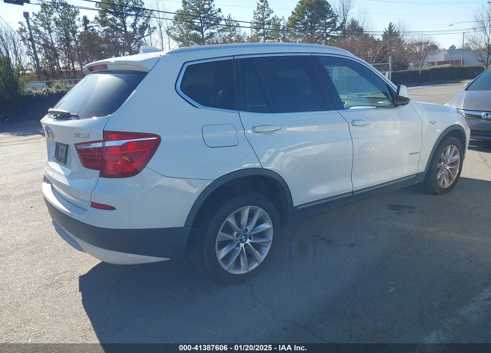 2013 BMW X3 XDRIVE28I VIN: 5UXWX9C51D0A12621