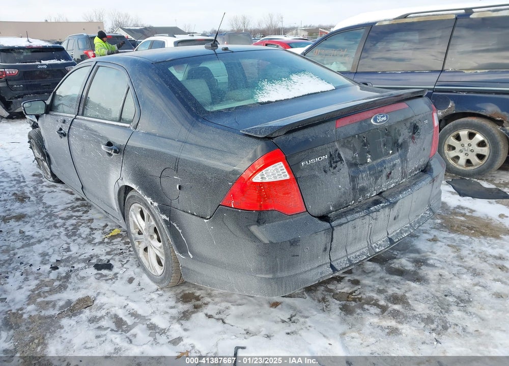 2012 FORD FUSION SE VIN: 3FAHP0HA8CR135829