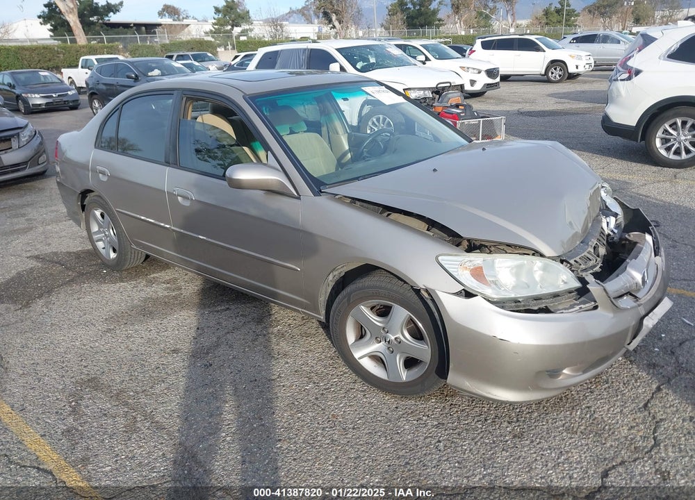 2005 HONDA CIVIC EX VIN: 2HGES26745H502885