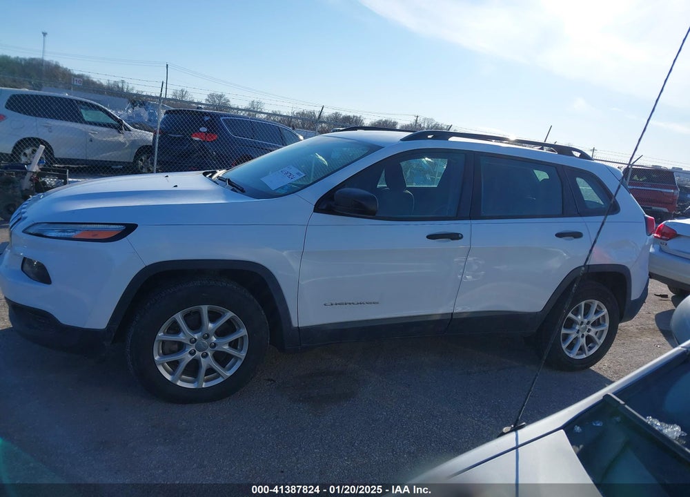 2016 JEEP CHEROKEE SPORT VIN: 1C4PJMAB8GW153588