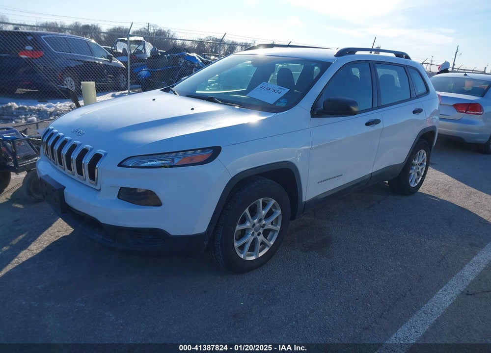2016 JEEP CHEROKEE SPORT VIN: 1C4PJMAB8GW153588