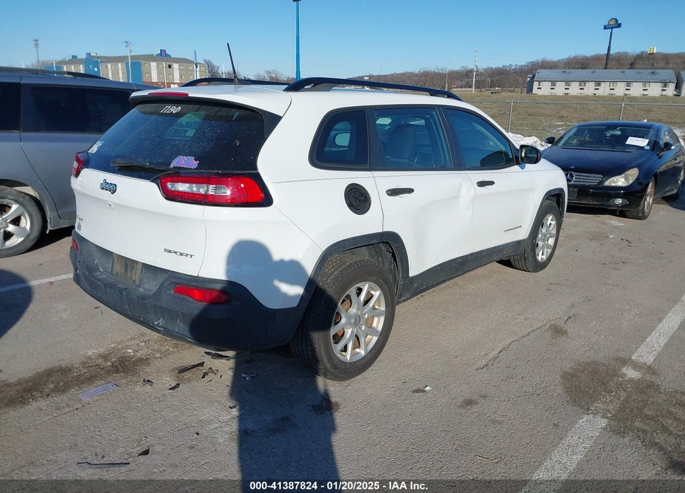2016 JEEP CHEROKEE SPORT VIN: 1C4PJMAB8GW153588