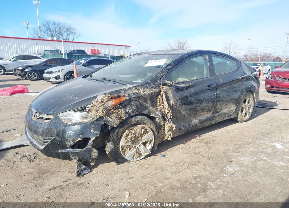 2012 HYUNDAI ELANTRA VIN: KMHDH4AE3CU272482