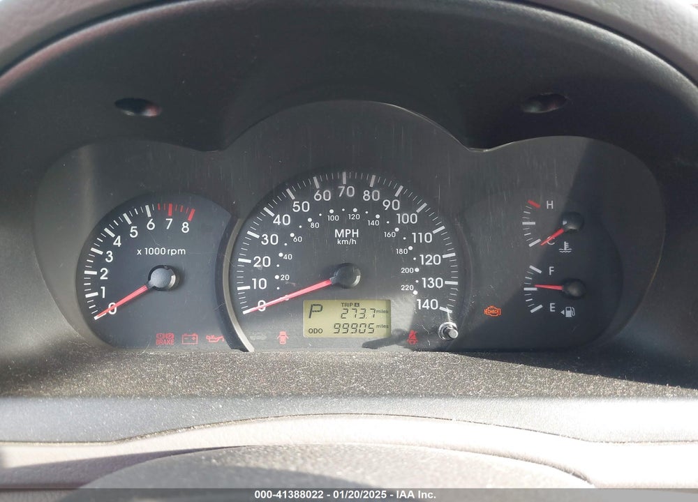 2005 KIA SPECTRA EX/LX/SX VIN: KNAFE121655122330