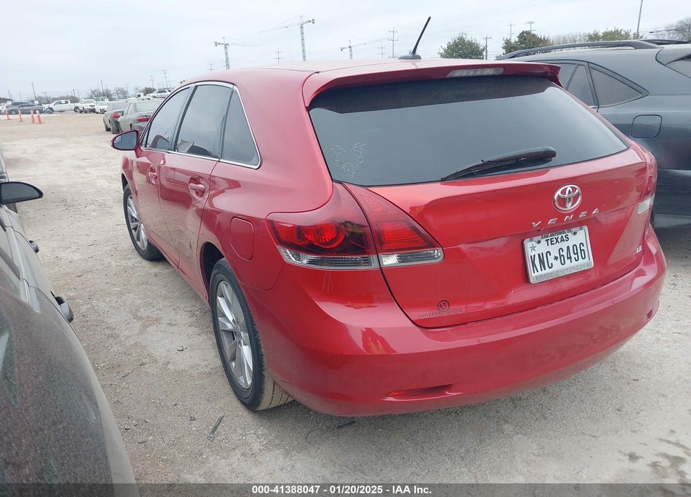 2013 TOYOTA VENZA LE VIN: 4T3ZA3BBXDU068778