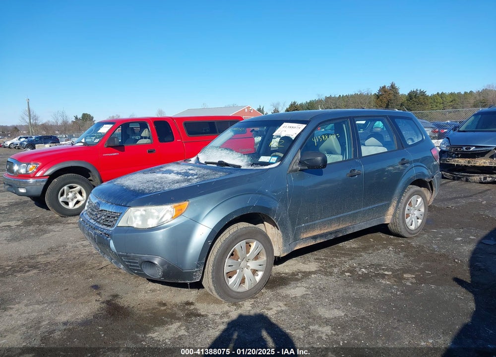 2009 SUBARU FORESTER 2.5X VIN: JF2SH61629G711616