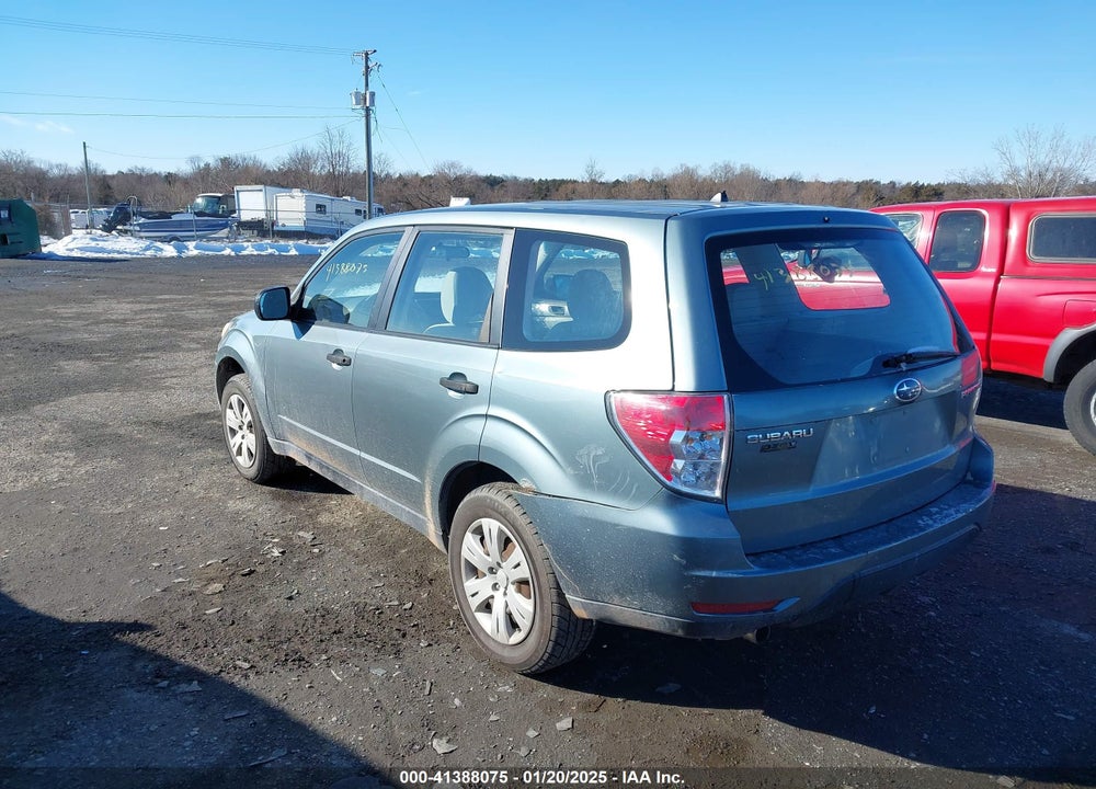2009 SUBARU FORESTER 2.5X VIN: JF2SH61629G711616