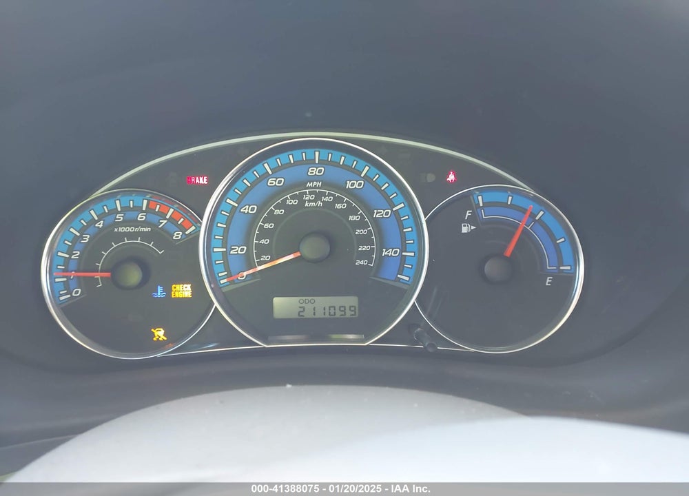 2009 SUBARU FORESTER 2.5X VIN: JF2SH61629G711616