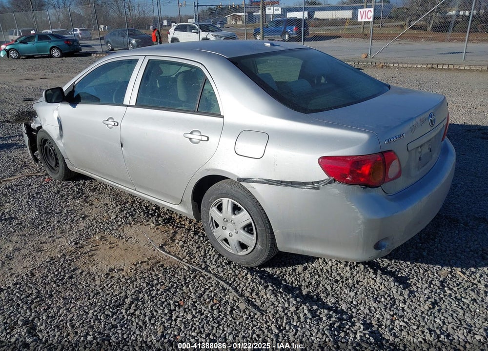 2009 TOYOTA COROLLA LE VIN: 2T1BU40E09C142318