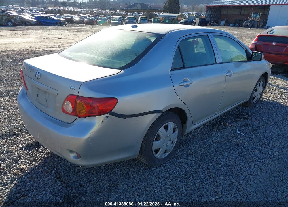 2009 TOYOTA COROLLA LE VIN: 2T1BU40E09C142318