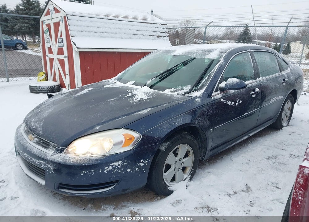 2009 CHEVROLET IMPALA LT VIN: 2G1WT57K591183587
