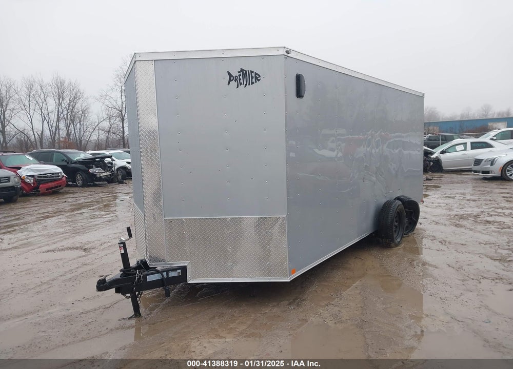 2024 PREMIER TRAILER MFG 16FT ENCLOSED VIN: 7NRBE1624RF303198