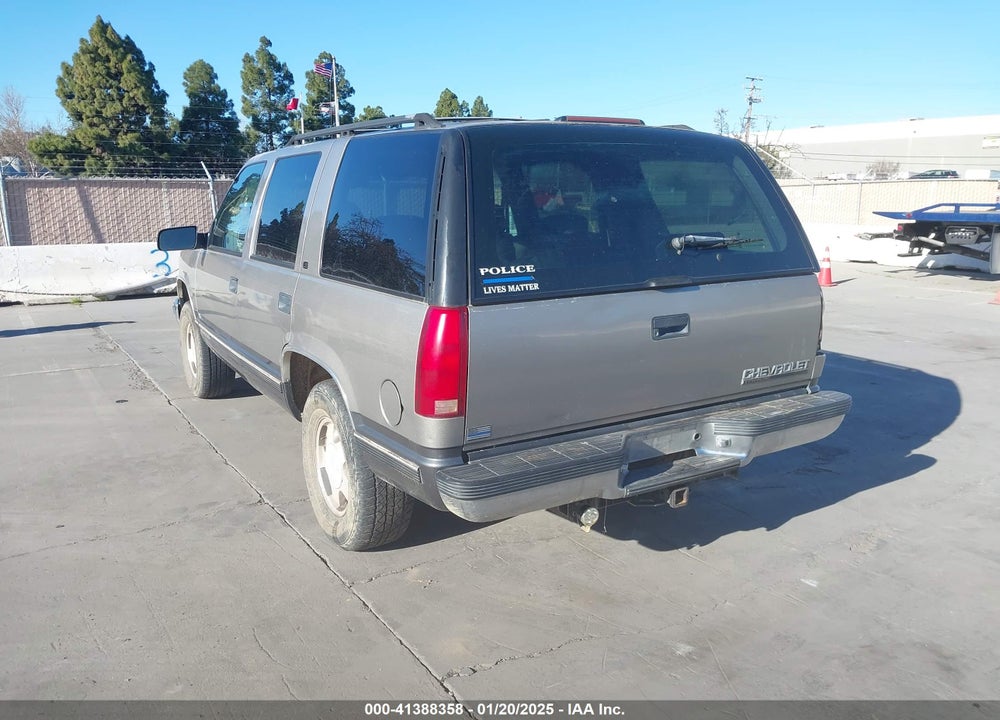 1999 CHEVROLET TAHOE LS VIN: 1GNEK13R4XJ434207