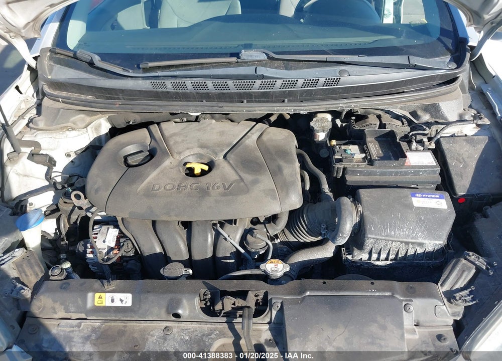2013 HYUNDAI ELANTRA VIN: KMHDH4AEXDU013876
