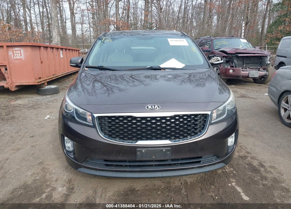 2015 KIA SEDONA EX VIN: KNDMC5C19F6034163
