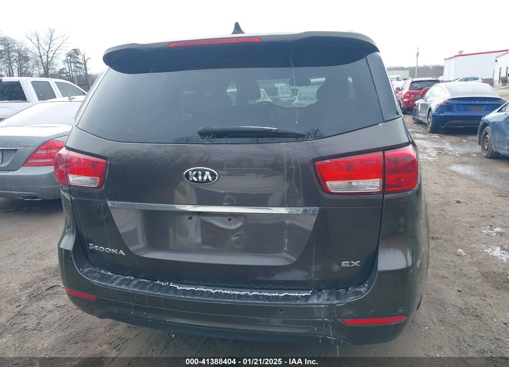 2015 KIA SEDONA EX VIN: KNDMC5C19F6034163