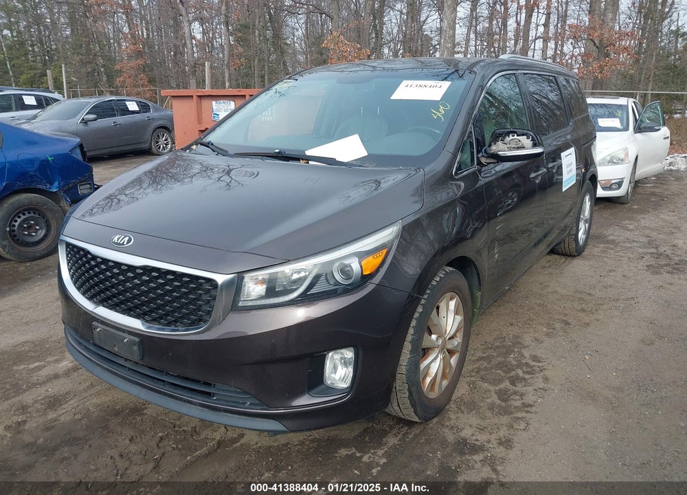 2015 KIA SEDONA EX VIN: KNDMC5C19F6034163