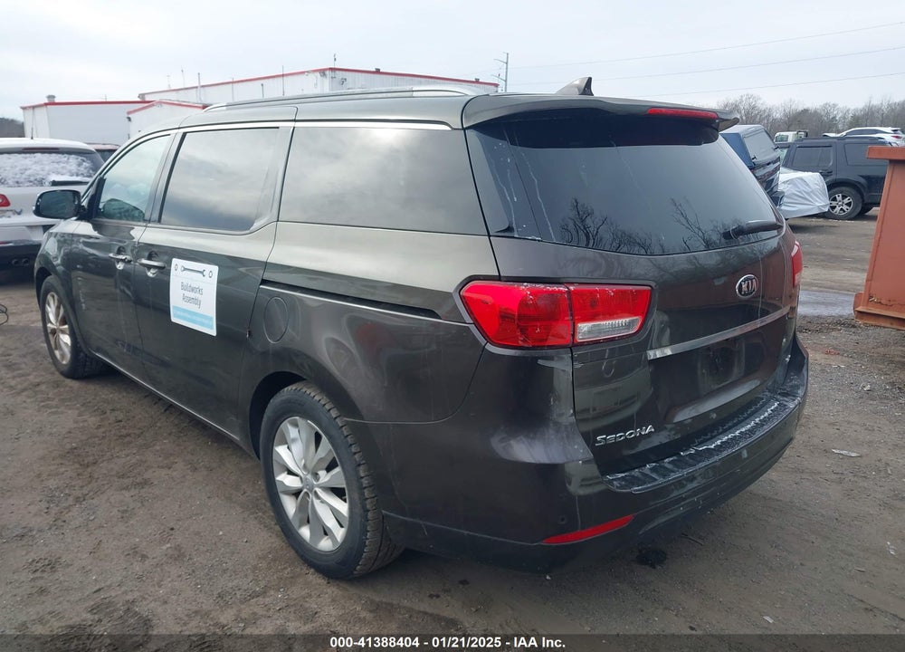 2015 KIA SEDONA EX VIN: KNDMC5C19F6034163
