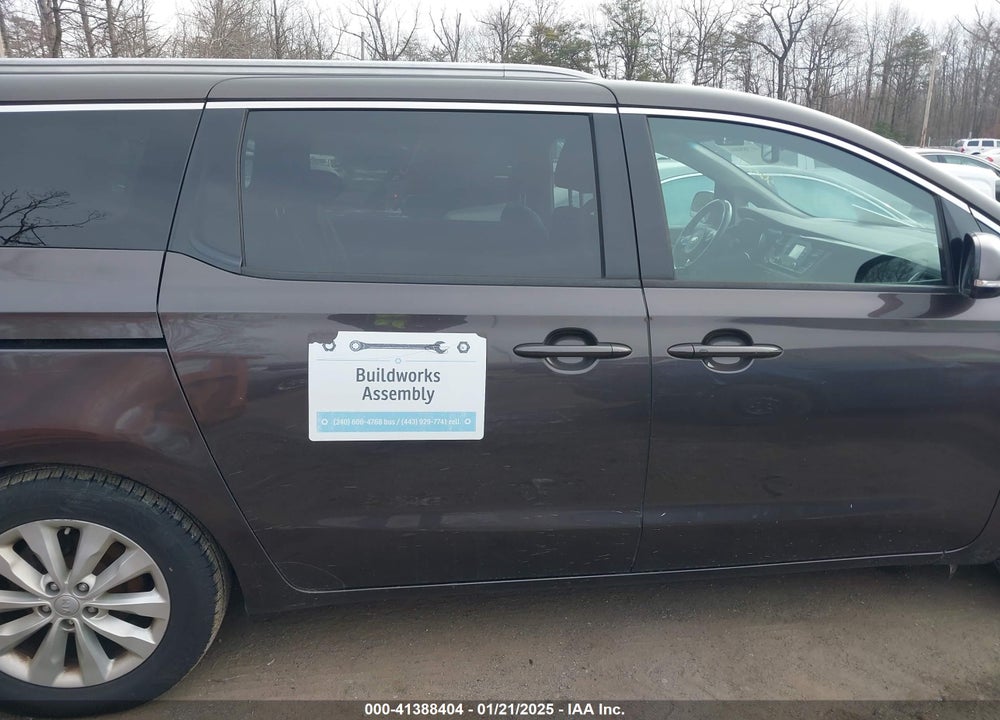 2015 KIA SEDONA EX VIN: KNDMC5C19F6034163