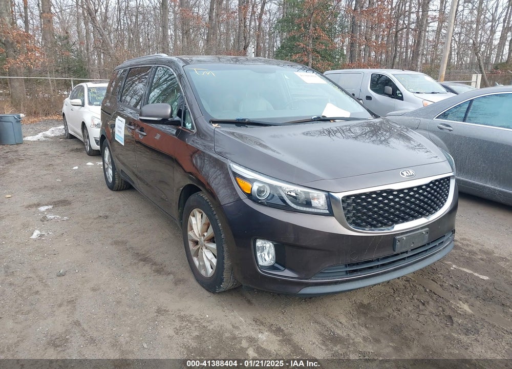 2015 KIA SEDONA EX VIN: KNDMC5C19F6034163